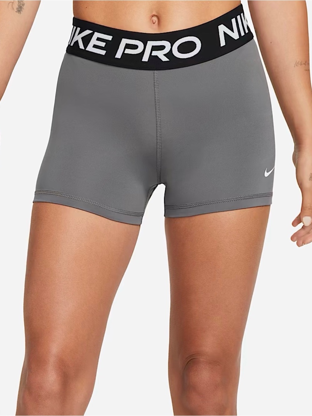 Nike Pro Women's Charcoal Gray Performance Shorts